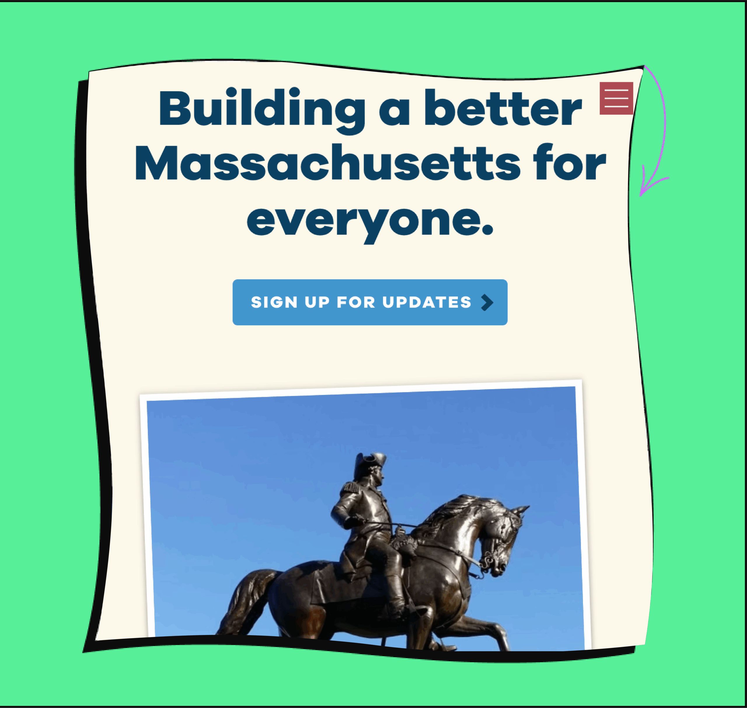 Green block Mass Dems screen